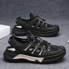 Herren Outdoor-Sandalen mit atmungsaktiven Mesh-Einsätzen und rutschfester Sohle