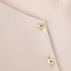 Damen elegante Wickeljacke mit Knopfdetails R&B