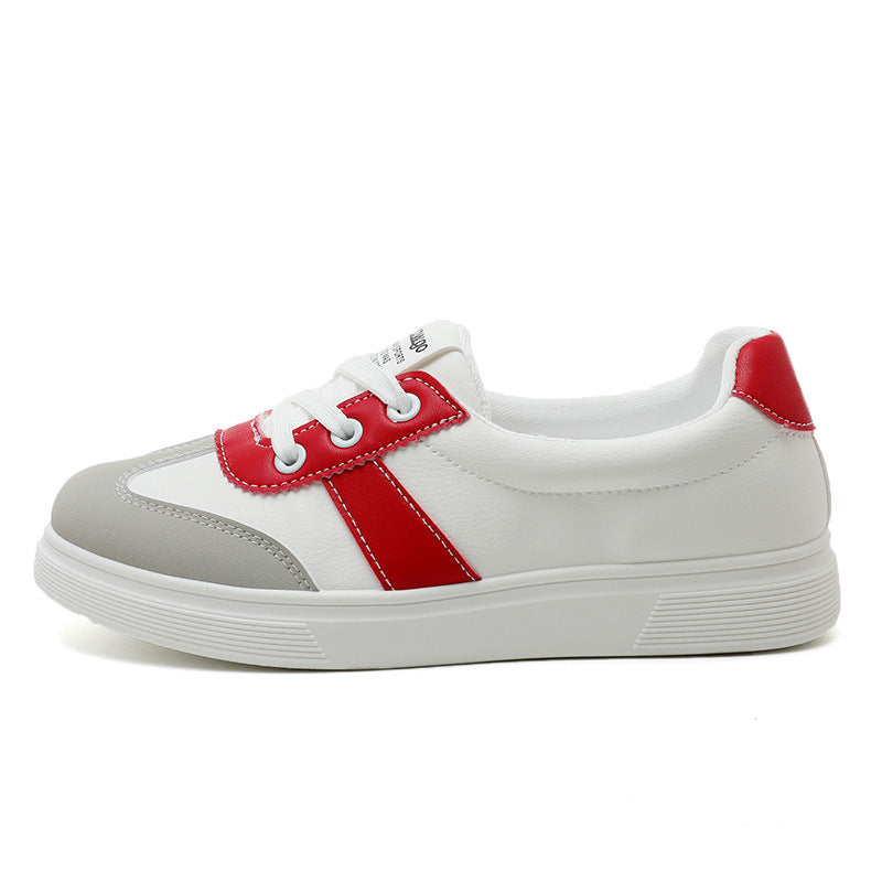 Damen Freizeit Sneakers mit modischem Farb- und Materialmix R&B
