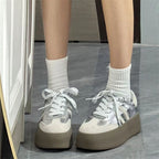 Damen Sportliche Sneakers mit dämpfender Plateau-Sohle
