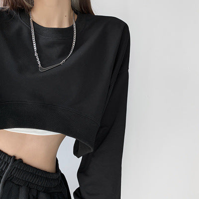 Damen Cropped Sweatshirt R&B