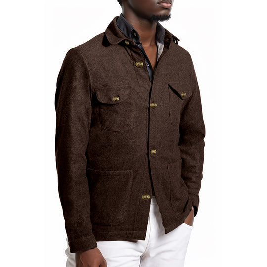Herren modische Outdoor Jacke mit praktischen Taschen R&B