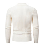 Herren Rollkragenpullover aus hochwertiger Baumwolle mit Zopfmuster R&B