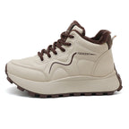 Damen Winterliche High-Top Sneakers mit Wärmeisolierung und rutschfester Sohle R&B