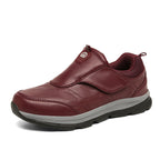 Damen Komfortable Slip-On Freizeitschuhe mit verstellbarem Klettverschluss