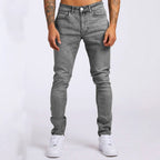 Herren Slim-Fit Jeans mit elastischem Komfortbund und modernen Details