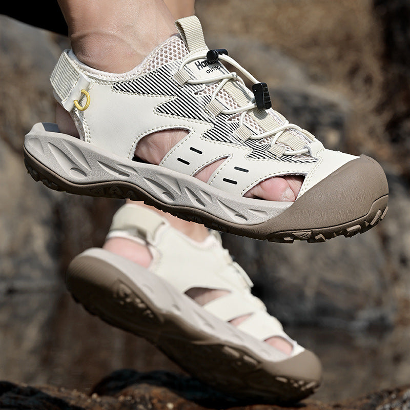 Damen Outdoor-Sandalen mit anpassbarem Schnellschnürsystem von R&B