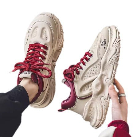 Damen Sportliche Chunky Sneaker mit atmungsaktivem Obermaterial und dämpfender Sohle R&B