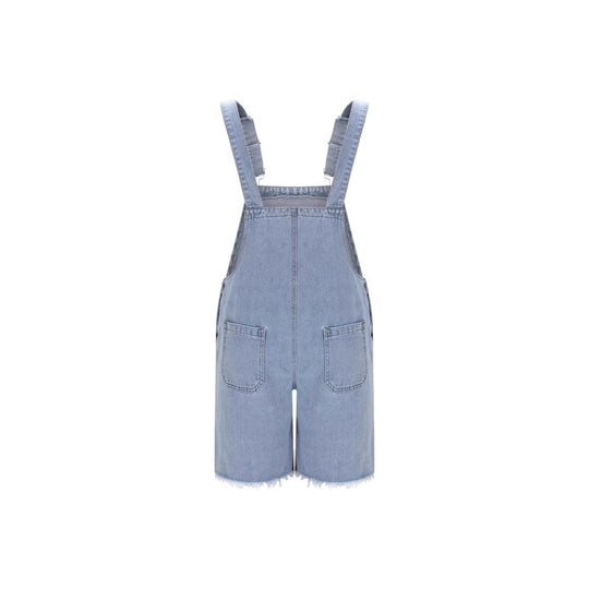 Herren Lässige Jeans-Latzhose R&B