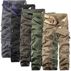 Herren Cargo-Hose mit mehreren praktischen Taschen und verstellbarem Gurt R&B