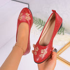 Damen Ballerina-Schuhe mit filigranem Lochmuster und rutschfester Sohle R&B