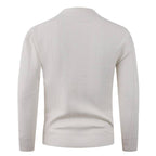 Herren Strukturpullover mit hochgeschlossenem Kragen und modischem Design R&B