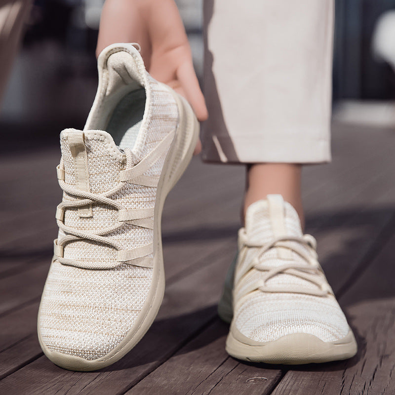 Damen Sportliche Freizeit-Sneaker mit elastischem Schnellschnürsystem R&B