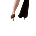 Damen elegante Plateau-Pumps mit plüschigem Obermaterial R&B