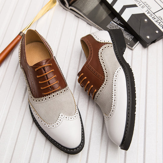 Damen Elegante und stilvolle Schnürschuhe mit klassischem Broguemuster R&B