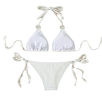Damen Triangel-Bikini mit Ringverzierung R&B