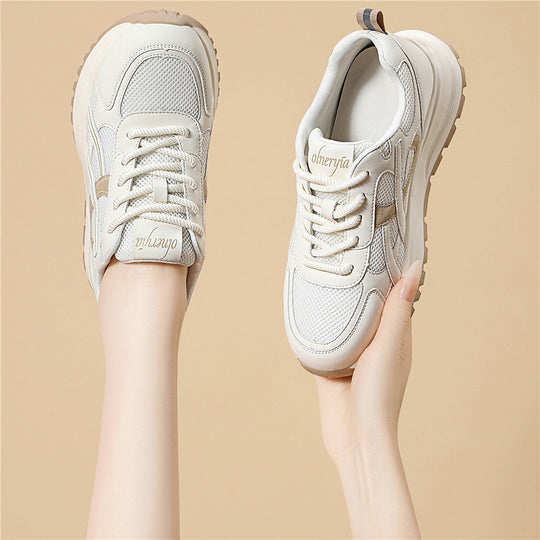 Damen Sportliche Komfort-Sneaker mit atmungsaktiver Oberfläche und dämpfender Laufsohle R&B