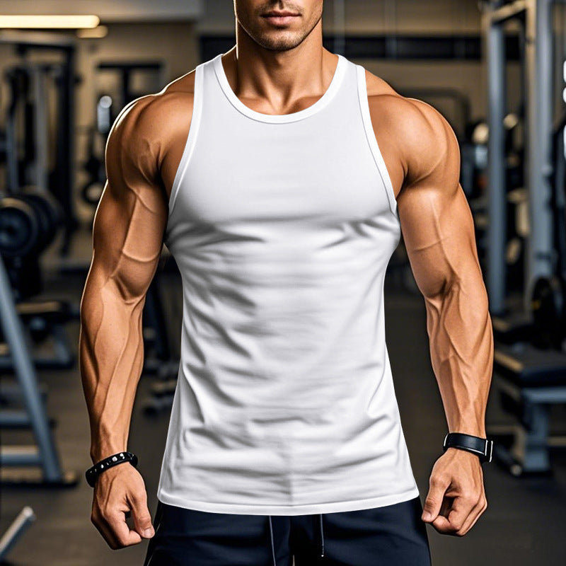 Herren atmungsaktives Fitness Tanktop mit Racerback-Schnitt R&B