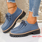 Damen Komfortable Schnürschuhe mit robustem Profil und weicher Innenpolsterung R&B