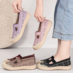Damen Komfortable Slip-On Freizeitschuhe mit luftdurchlässigem Obermaterial R&B