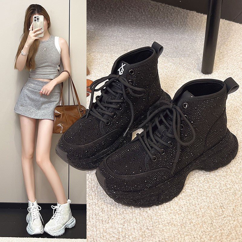 Damen Glitzernde Sneaker mit modischem Design R&B