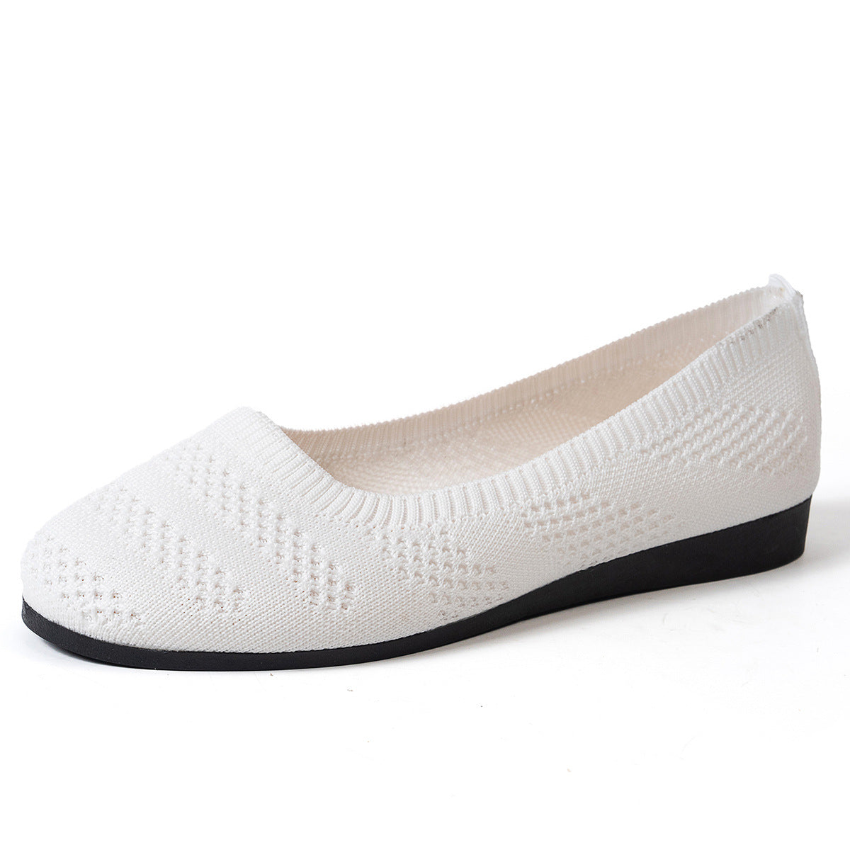 Damen atmungsaktive Strick-Ballerinas R&B