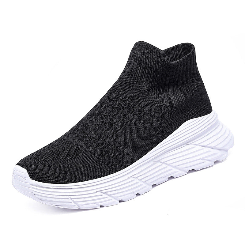 Damen Sportliche Strick-Sneaker mit elastischer Sohle R&B