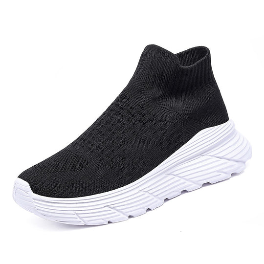 Damen Sportliche Strick-Sneaker mit elastischer Sohle R&B