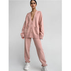 Damen Strickcardigan mit tiefem V-Ausschnitt und großen Taschen R&B