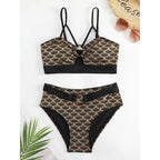 Damen Triangel-Bikini mit elegantem Schnitt und modischen Akzenten R&B