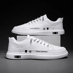 Herren Sneakers von hochwertigem Leder mit modischen Akzenten R&B