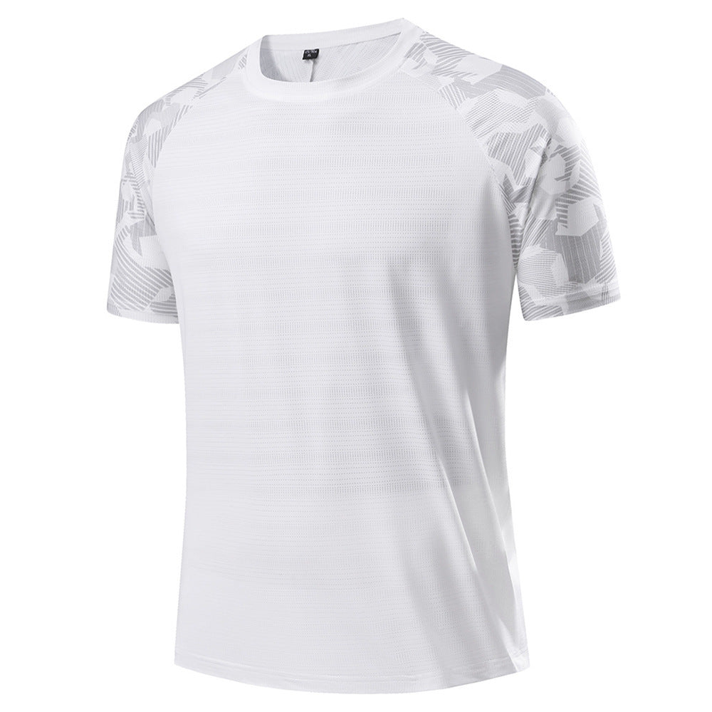 Herren nan atmungsaktives Funktionsshirt mit Raglanärmeln und Tarnmuster R&B