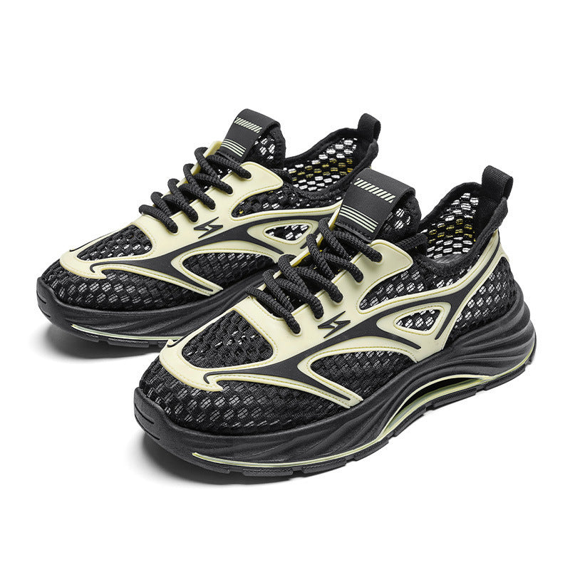 Damen leichte Sport Sneakers mit atmungsaktivem Mesh-Obermaterial und dämpfender Sohle