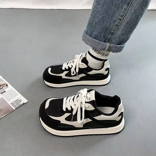 Damen Sportive Lifestyle Sneakers mit atmungsaktiver Mesh-Oberfläche und dämpfender Sohle R&B