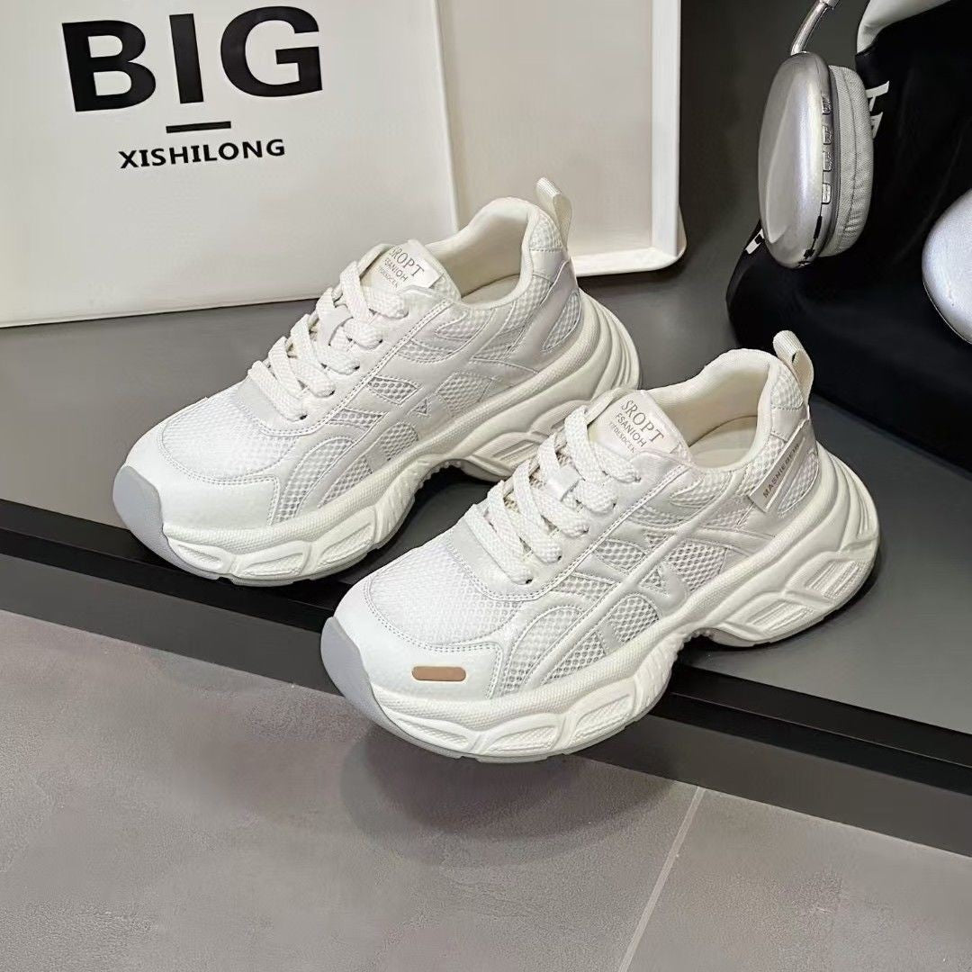 Damen Sportliche Casual Sneakers mit atmungsaktivem Obermaterial und dämpfender Sohle R&B