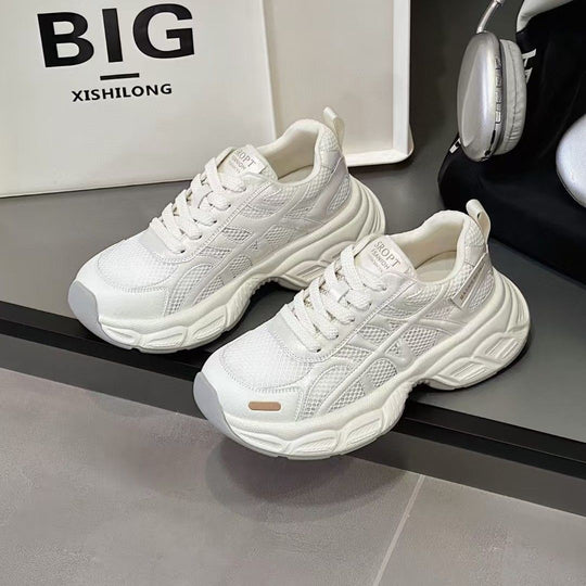 Damen Sportliche Casual Sneakers mit atmungsaktivem Obermaterial und dämpfender Sohle R&B