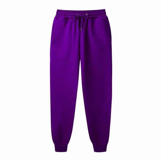 Damen Bequeme Sporthose mit elastischem Bund und Seitentaschen R&B