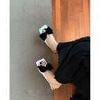 Damen elegante Slipper mit zierlichem Schleifendetail R&B