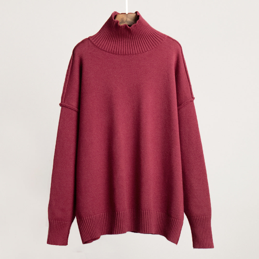 Damen Modischer Rollkragenpullover R&B
