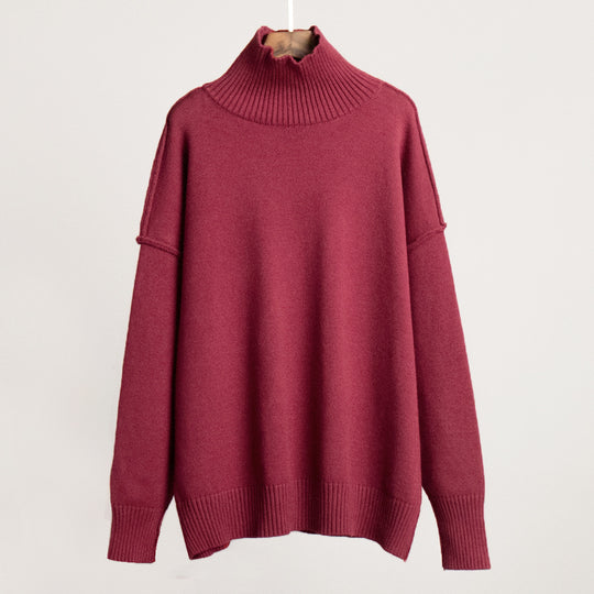 Damen Modischer Rollkragenpullover R&B