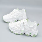 Damen Sportliche Lauf-Sneaker mit atmungsaktivem Mesh-Obermaterial und stoßdämpfender Sohle R&B