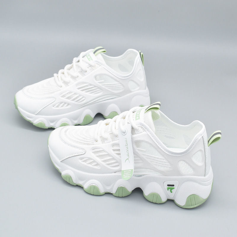 Damen Sportliche Sneakers mit atmungsaktiver Netzstruktur und komfortabler Dämpfung