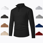 Herren Pullover mit hohem Kragen und Reißverschluss R&B