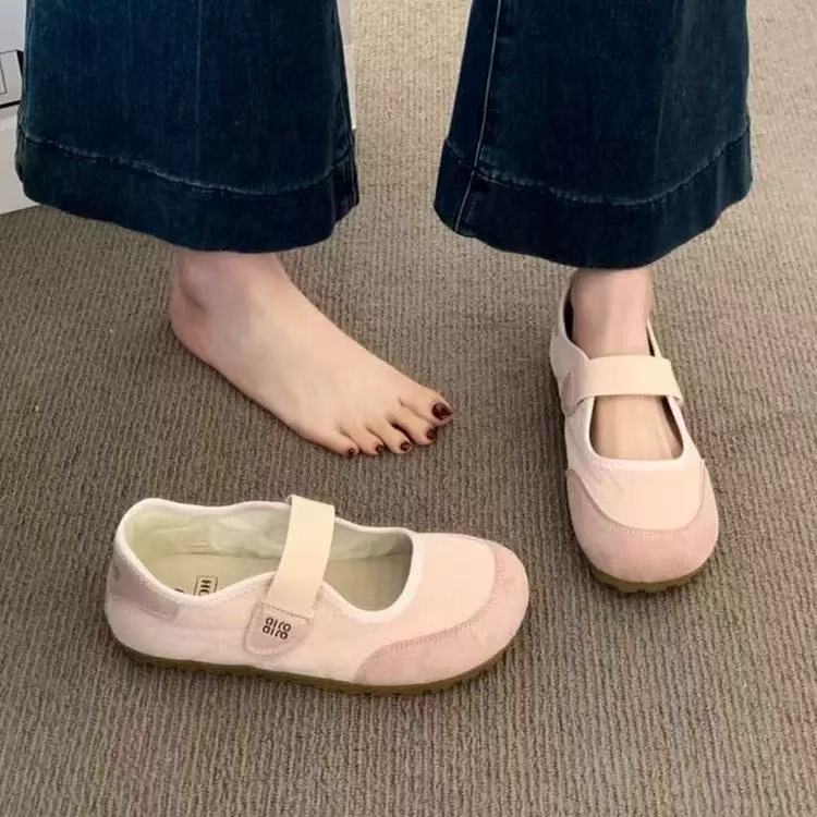 Damen Komfortable Ballerina-Schuhe mit herausnehmbarer Sohle R&B
