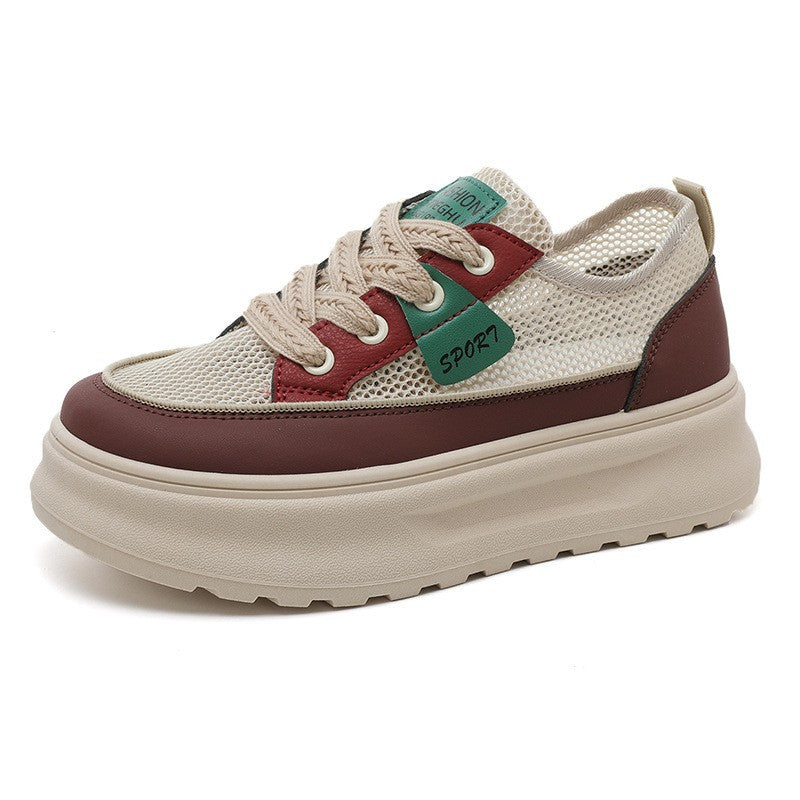 Damen Sportliche Chunky Sneakers mit atmungsaktivem Obermaterial und dämpfender Sohle R&B