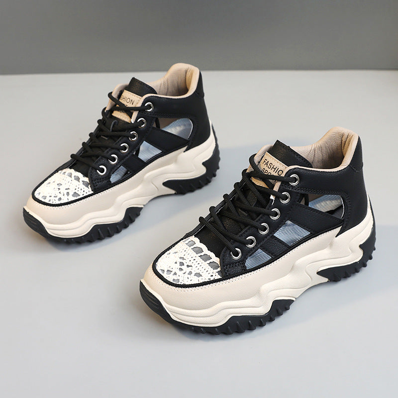 Damen modische Sneakers mit strukturiertem Obermaterial und hohem Tragekomfort R&B
