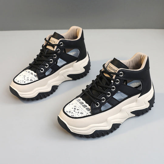 Damen modische Sneakers mit strukturiertem Obermaterial und hohem Tragekomfort R&B