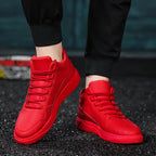 Damen modische High-Top Sneakers mit atmungsaktivem Obermaterial und flexibler Sohle R&B