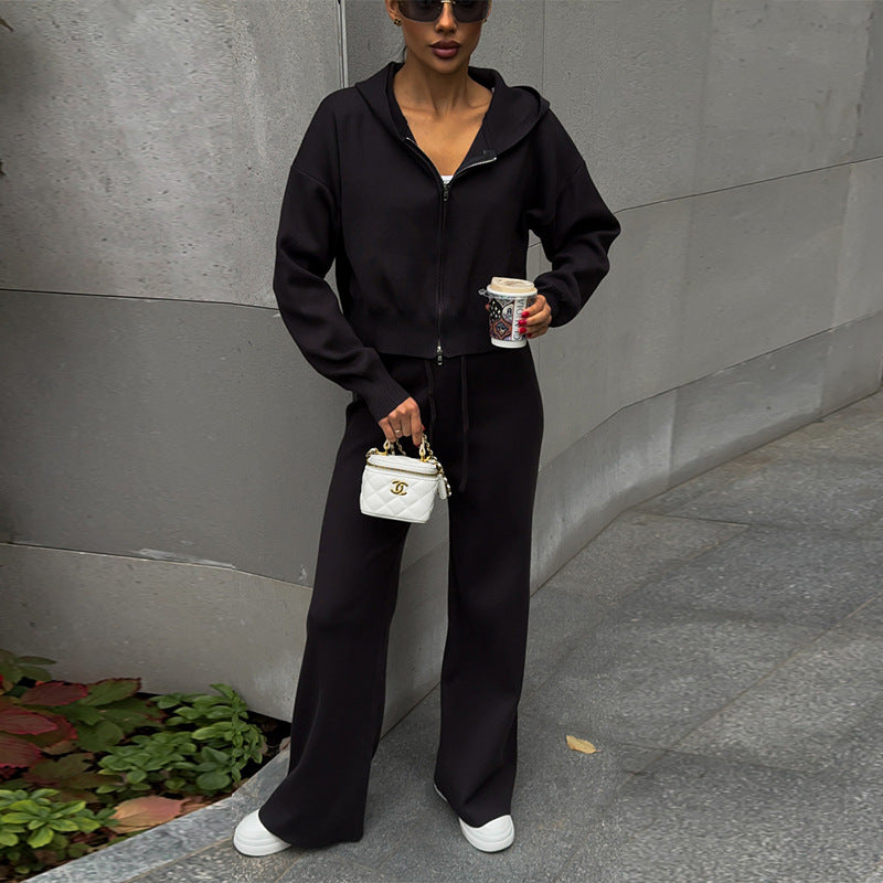 Damen lässiger Hoodie-Set R&B