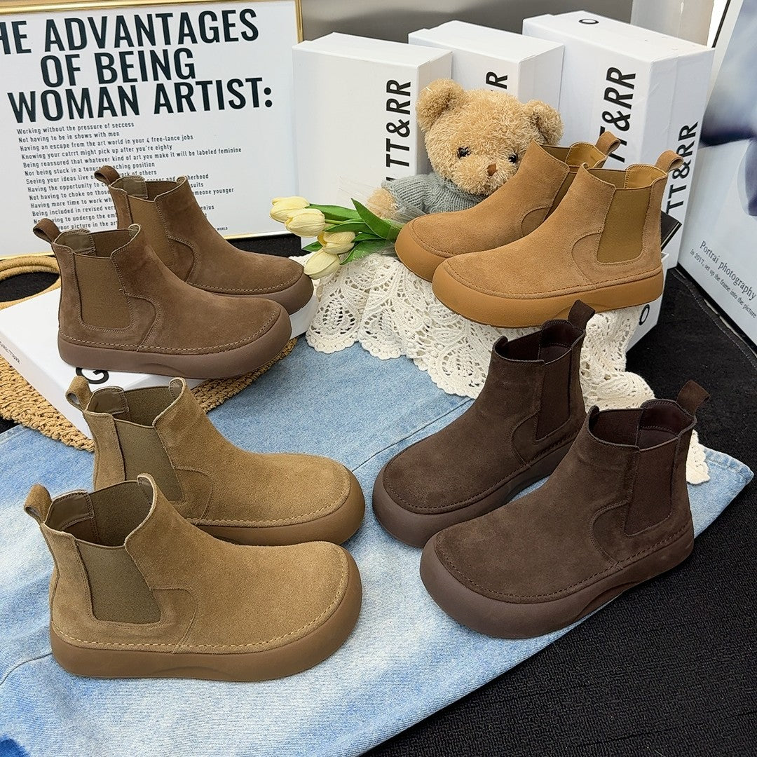 Damen modische Chelsea Boots mit rutschfester Sohle und chicem Detail R&B